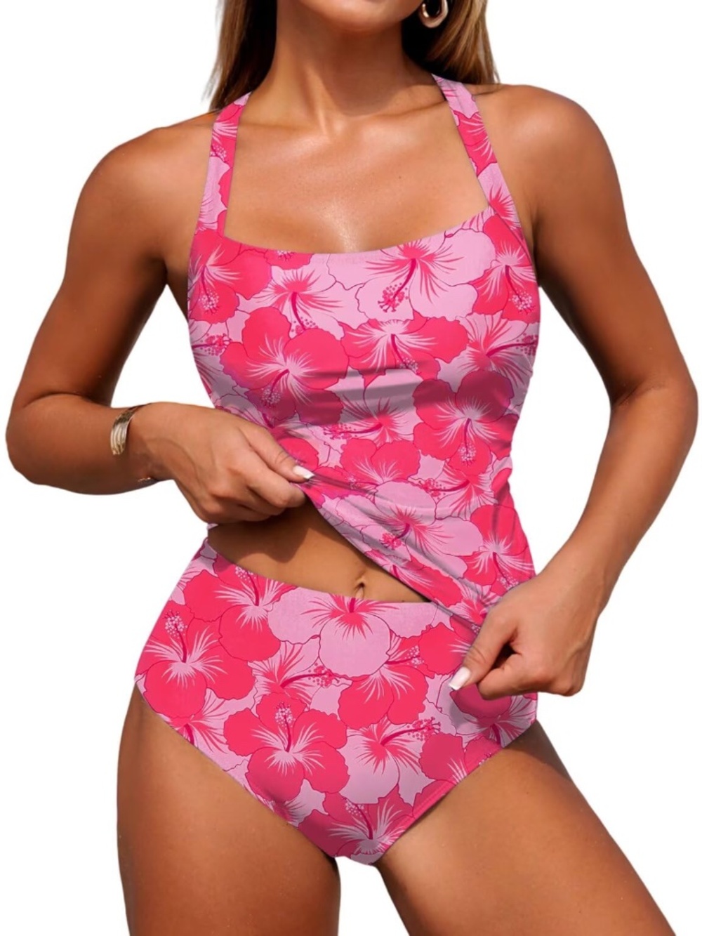 ZAFUL Tankini Swimsuits For Women Tummy Control Swimsuits Bathing Suit